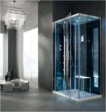 colonne de douche italienne design tempo 100x100