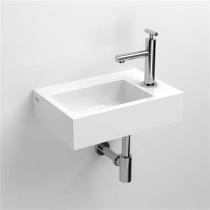 Flush 2 lave-mains avec 1 point d'amorçage marbre minéral