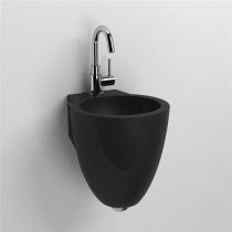 Flush 6 lave-mains avec trou céramique noir mat
