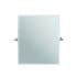 Miroir rectangulaire basculant chromé (57x76cm) - Bleu Provence
